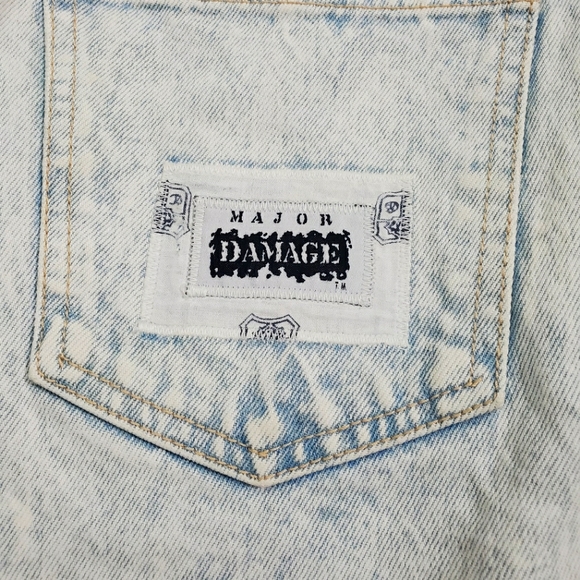 Vintage Major Damage Demin Skirt - Picture 3 of 9